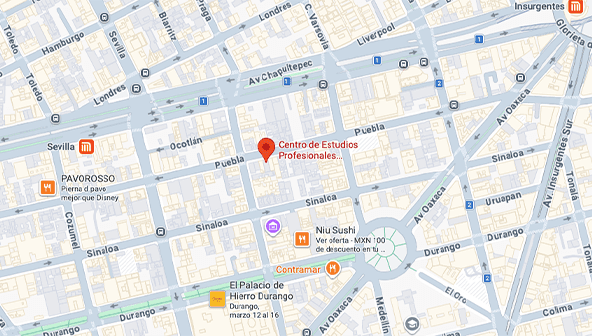 Ubicación Roma Norte